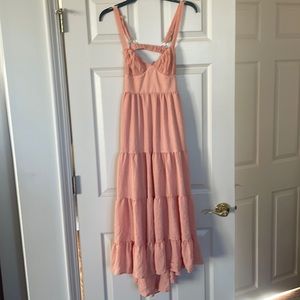 Hello Molly Midi Dress, Peach M